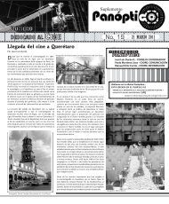 Suplemento Panóptico No. 19 - Tribuna de Querétaro