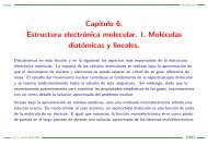 L06: Estructura electrónica molecular. I. Moléculas diatómicas y ...