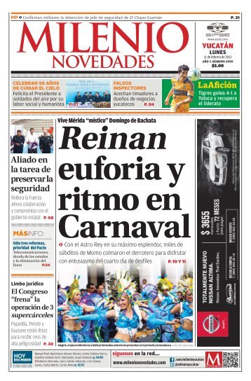 Reinan euforia y ritmo en Carnaval - Novedades de Quintana Roo