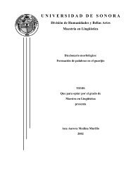 2Taamm - Maestría en Lingüística - Universidad de Sonora