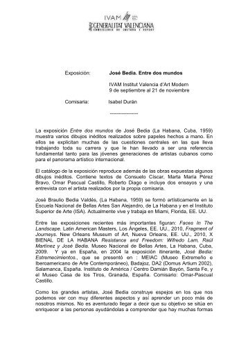 Exposición: José Bedia. Entre dos mundos IVAM Institut Valencia d ...
