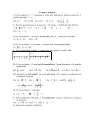 Problemas de Tarea. I.- En los ejercicios 1 - 12 sustituya la coma ...