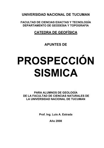 Sísmica para Geólogos - Centro Herrera