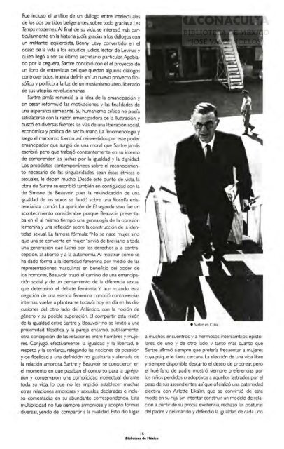 jean paul sartre - Dirección General de Bibliotecas - Consejo ...