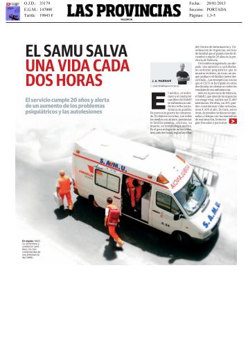 El Samu salva una vida cada dos horas - Fenin