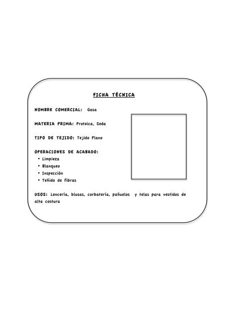 Utilización y transformación de tejidos de fibras naturales y ...