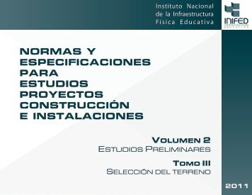 III. Selección del Terreno - Instituto Nacional de la Infraestructura ...