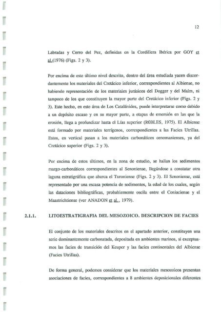 Informe sedimentológico - Instituto Geológico y Minero de España