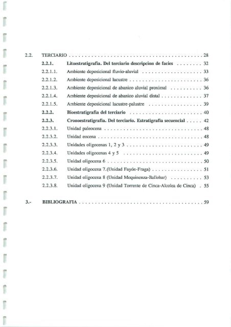 Informe sedimentológico - Instituto Geológico y Minero de España