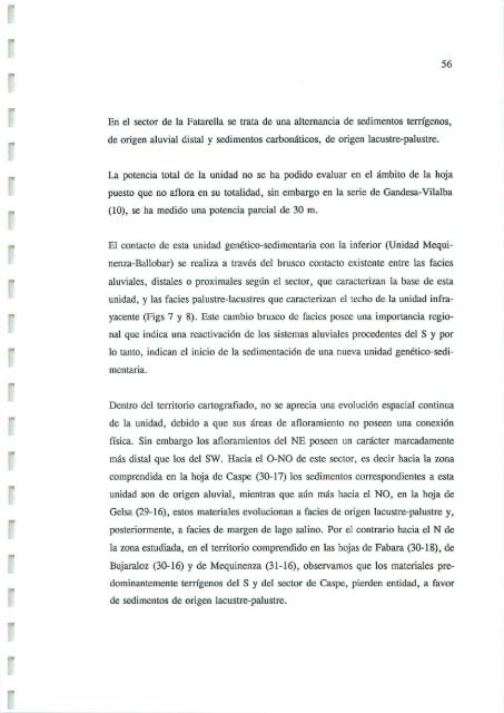 Informe sedimentológico - Instituto Geológico y Minero de España