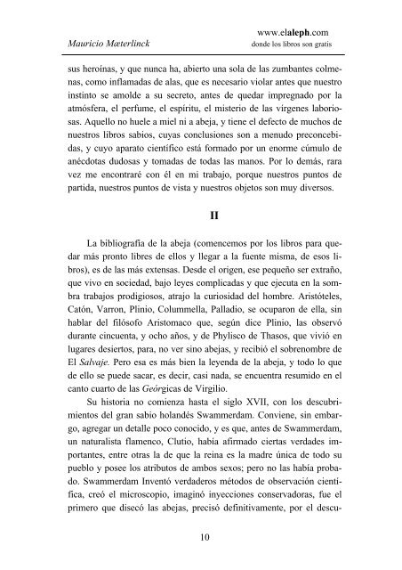 La vida de las abejas - Fieras, alimañas y sabandijas