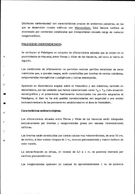 Informe del terciario - Instituto Geológico y Minero de España