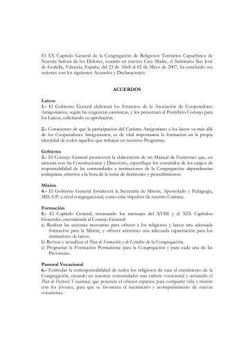 ACUERDOS XX CAPITULO GENERAL.pdf - Amigonianos