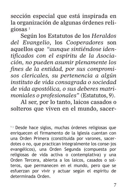 Terciários Chile - Heraldos del Evangelio