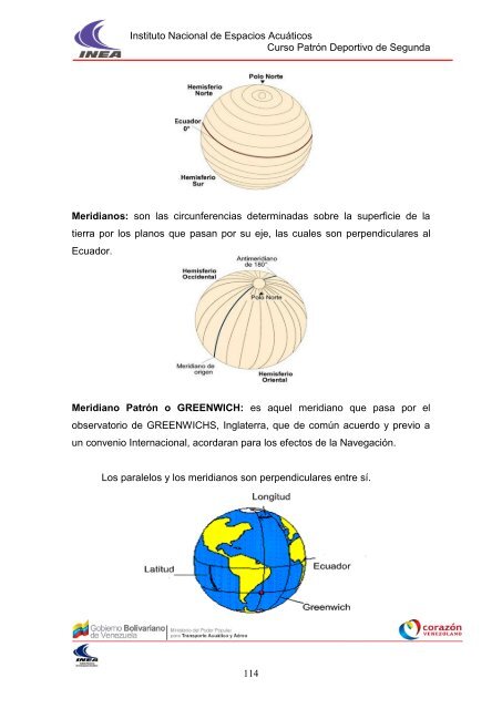 Instituto Nacional de Espacios Acuáticos Curso Patrón ... - INEA