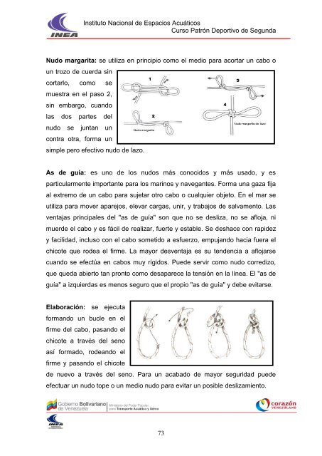 Instituto Nacional de Espacios Acuáticos Curso Patrón ... - INEA