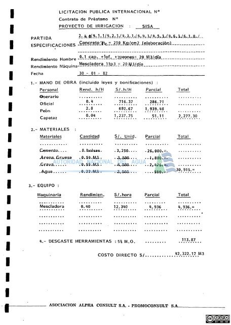 PROMOCONSULT S.A. - Autoridad Nacional del Agua