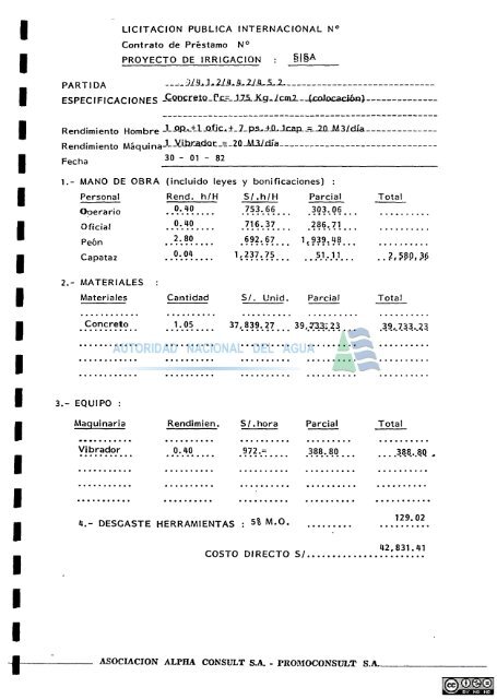 PROMOCONSULT S.A. - Autoridad Nacional del Agua