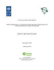 ANNEX 1 - SITUATION ANALYSIS - Global Environment Facility