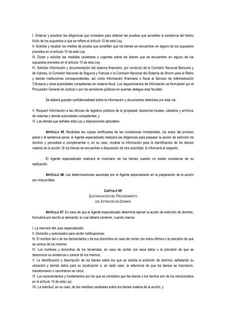 iniciativa de ley de extinción de dominio del estado de michoacán ...