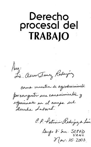 DERECHO PROCESAL DEL TRABAJO.pdf - Index of /prueba ...