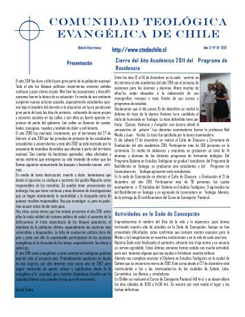 1 - Comunidad Teológica Evangélica de Chile