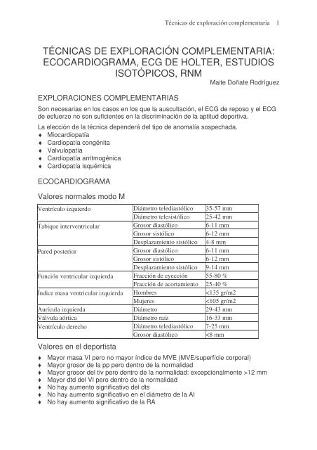 (Tecnicas de exploracion complementaria)