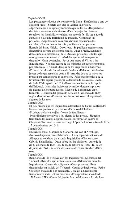 Historia del tribunal de la Inquisición de Lima - Biblioteca Virtual ...
