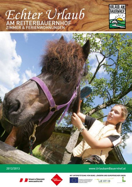 Download catalogue - Urlaub am Bauernhof