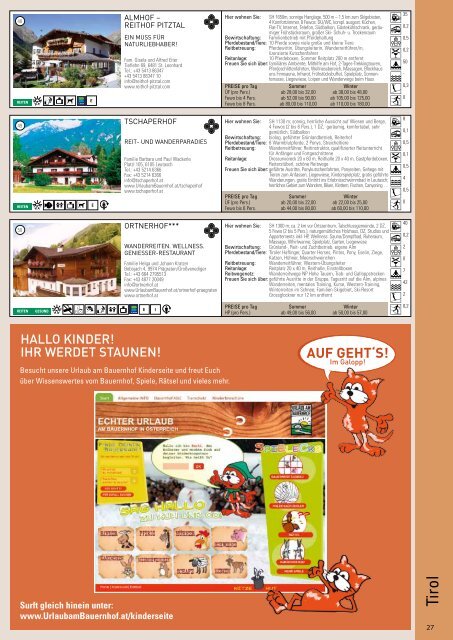 Download catalogue - Urlaub am Bauernhof