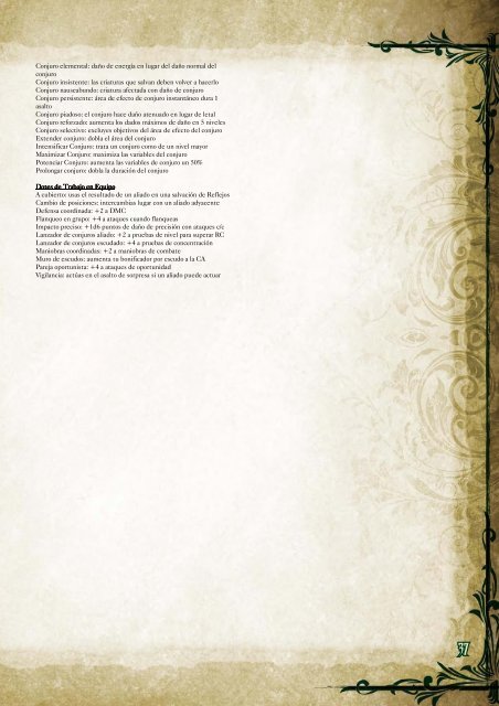 COMPENDIO DE DOTES - PATHFINDER