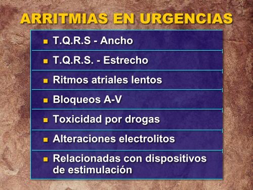 arritmias en urgencias - sociedad latinoamericana de estimulación ...