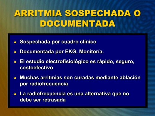 arritmias en urgencias - sociedad latinoamericana de estimulación ...