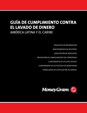 Moneygram Magazines - guia de cumplimiento contra el lavado de dinero moneygram