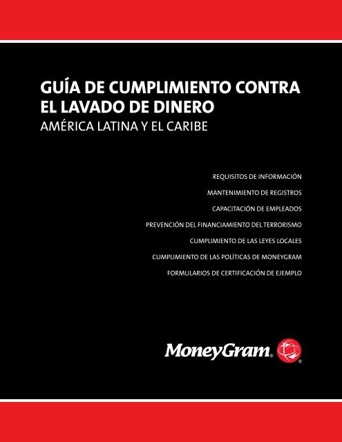 guía de cumplimiento contra el lavado de dinero - MoneyGram