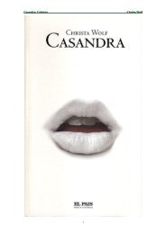 Casandra - Literatura Alemana - Universidad Nacional de La Plata