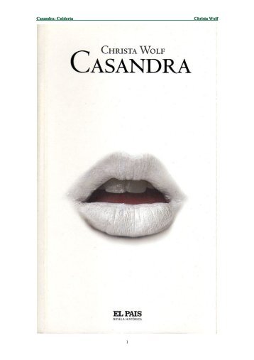 Casandra - Literatura Alemana - Universidad Nacional de La Plata