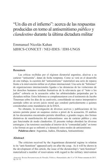 “Un día en el infierno”: acerca de las respuestas producidas en ...