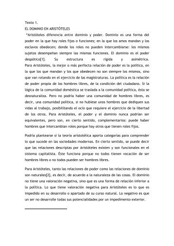 Dominación y política (Etchegaray, R.)