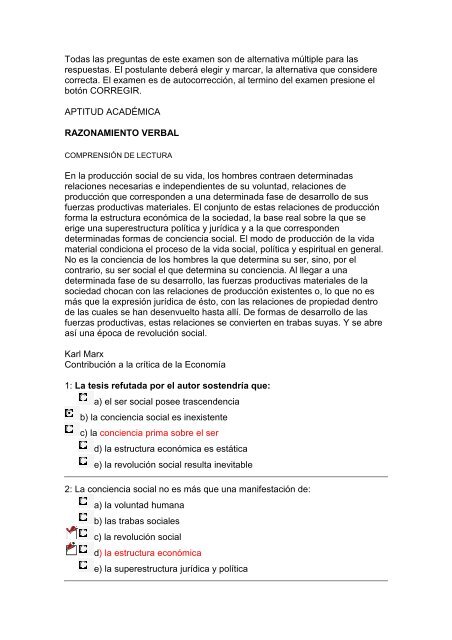 UN EXAMENCITO PARA REPASAR GENERAL 10 Y ... - el profe Dany