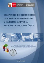 COMPENDIO DEFINICIONES DE CASOS - Dirección General de ...