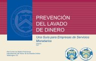 PREVENCIÓN DEL LAVADO DE DINERO - FinCEN