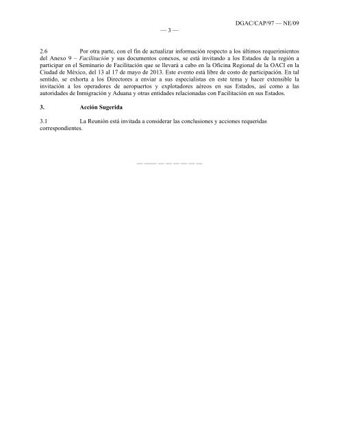 DGAC/CAP/97 — NE/09 Organización de Aviación Civil ...