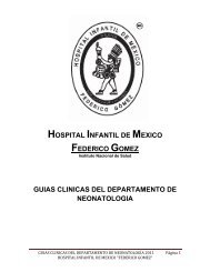 SEPSIS NEONATAL - Hospital Infantil de México Federico Gómez