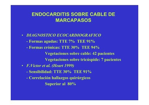 endocarditis sobre cable de marcapasos - Carlos Haya