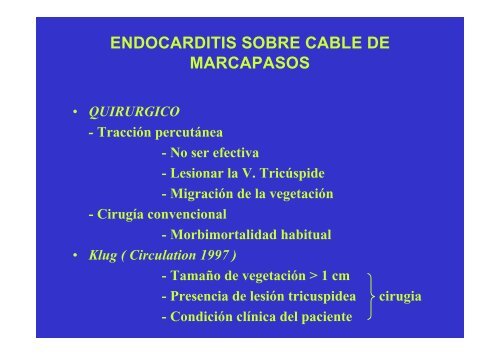 endocarditis sobre cable de marcapasos - Carlos Haya