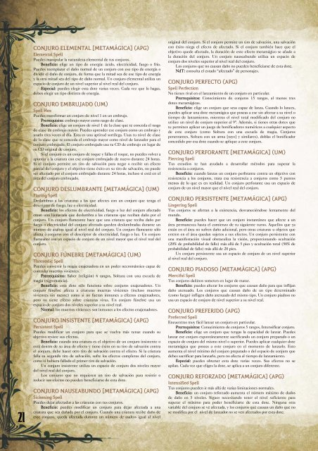 Compendio de Dotes Pathfinder RPG - Abril 2012