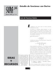 IDEAS Y RECURSOS - SUMA Revistas de matemáticas