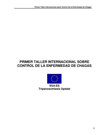 primer taller internacional sobre control de la enfermedad de chagas