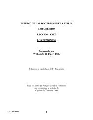 ESTUDIO DE LAS DOCTRINAS DE LA BIBLIA VARA DE DIOS ...